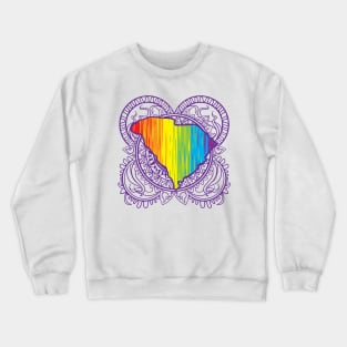 South Carolina Mandala Pride Crewneck Sweatshirt